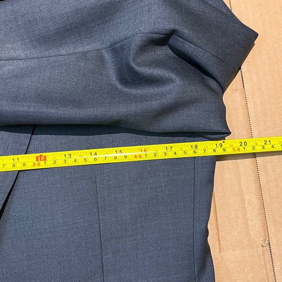 J Crew Ludlow Tollegno 1900 Wool Sport Coat Blazer - Men's Size 38S - Blue - Picture 7 of 9